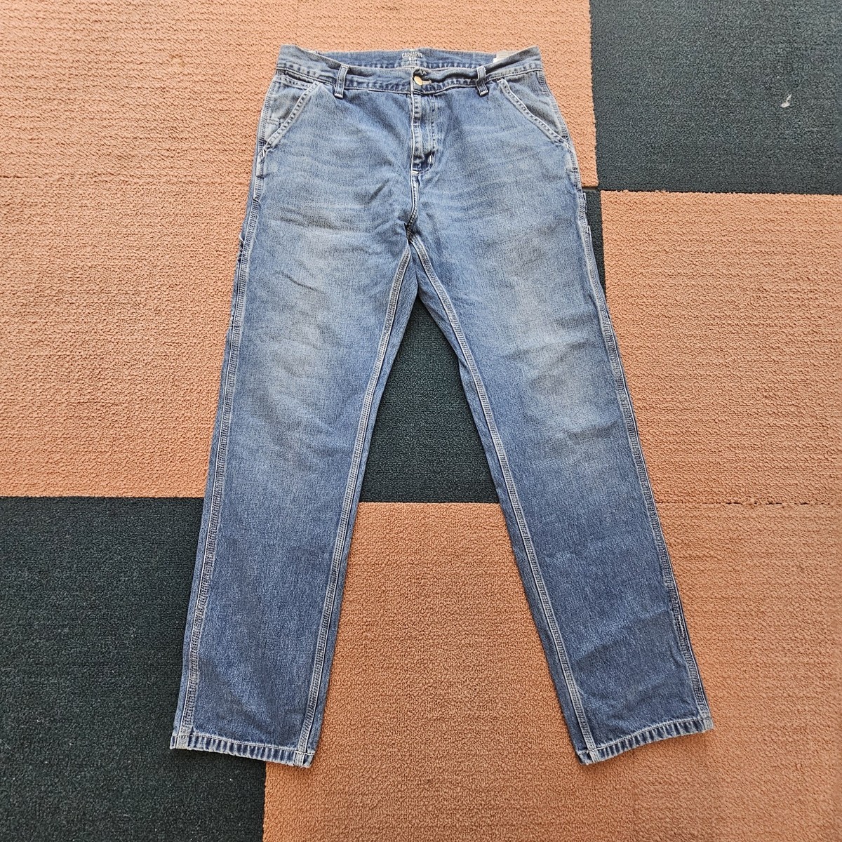 Carhartt WIP Denim Ruck Single Knee Pants Carpenter Jean Workwear 32x32 Blue X8f View 2