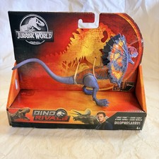 2018 Mattel Jurassic World Dino Rivals Savage Strike Dilophosaurus Gfg69