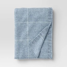 Windowpane Boucle Throw Blanket - Threshold
