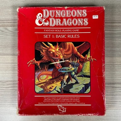 BASIC RULES SET 1 Dungeons & Dragons Fantasy Rollenspiel RPG TSR 1011