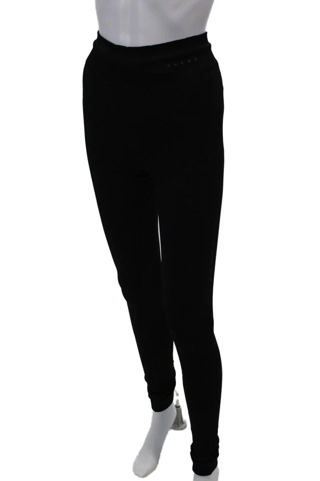 Pantalones deportivos Falke para mujer cintura elástica con cordón negros talla XS Foto 2 de 4