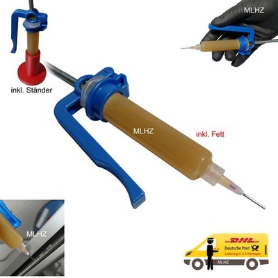 Feinmechanik Fett Spender Fettpresse +Ständer 3D Drucker Kleinbauteile KFZ Hobby