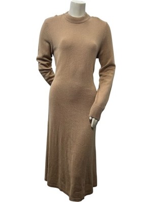 Lauren Ralph Lauren Sweater Dress Womens Size XL Tan Long Sleeve Stretch  New | eBay