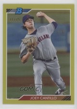 2020 Bowman Heritage Chrome Prospects Yellow Refractor 31/75 Joey Cantillo 0br8