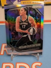 2025 Panini Prizm WNBA - Megan Gustafson #49 Silver Prizm Las Vegas Aces