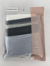 Emprella Essential Basics 5pk Boyshort Panties Women  s Size Medium