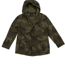 Gap Kids Camo Utility Jacket XL 12 Hooded Military Style Coat Excellent
