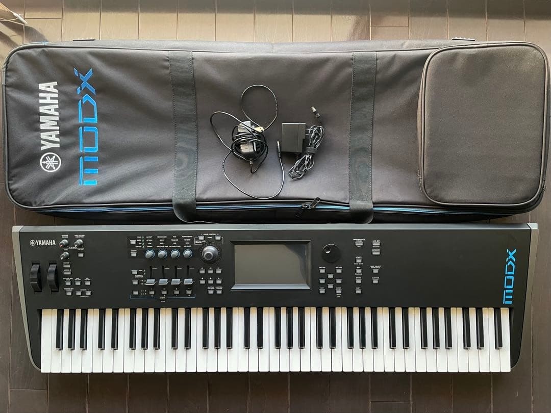 Yamaha MODX7 76-Key Semi Weighted Keyboard Synthesizer - Black for