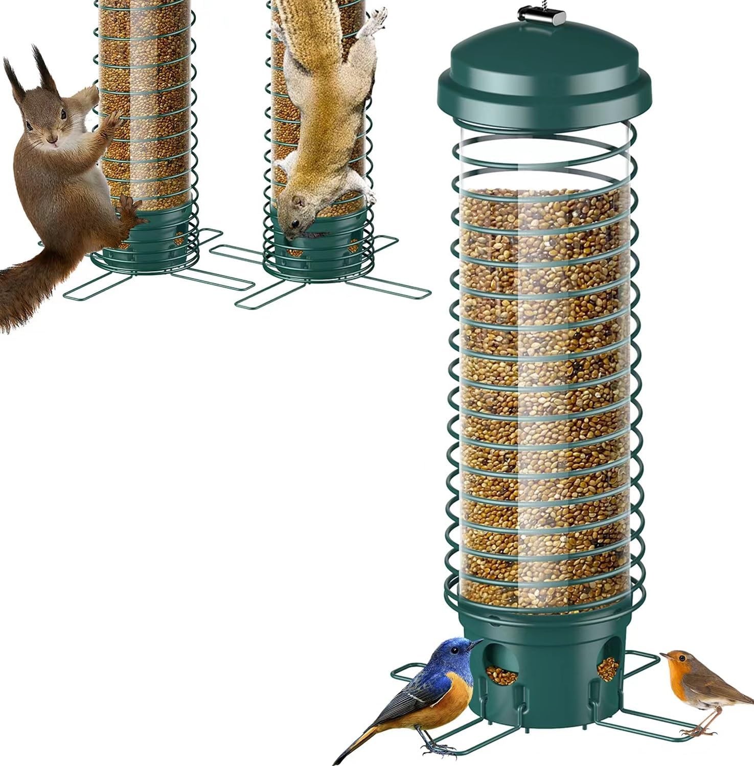 For Outdoors Squirrel Proof Bird Feeders For Outside Hanging