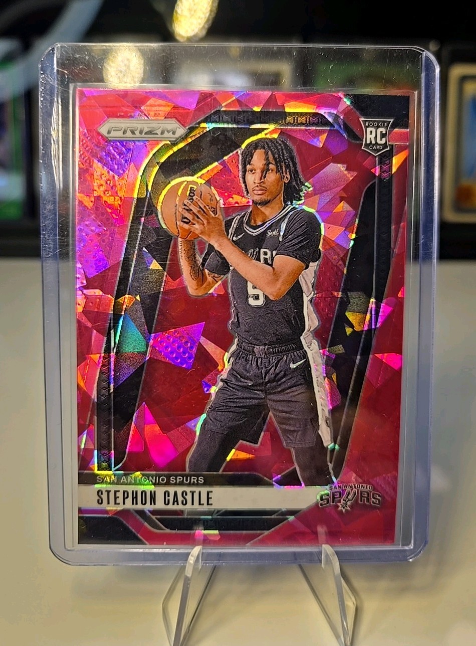 2024-25 Panini Prizm - Stephon Castle #234 Pink Ice Prizm (RC)