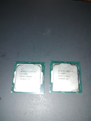 Intel Core i5-7500T SR337 Core i5 7th Gen 2.70GHz CPUs Lot of 2