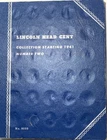 1941-1958 PDS Complete  Lincoln Wheat Set in Whitman folder Many AU/BU   (A23)
