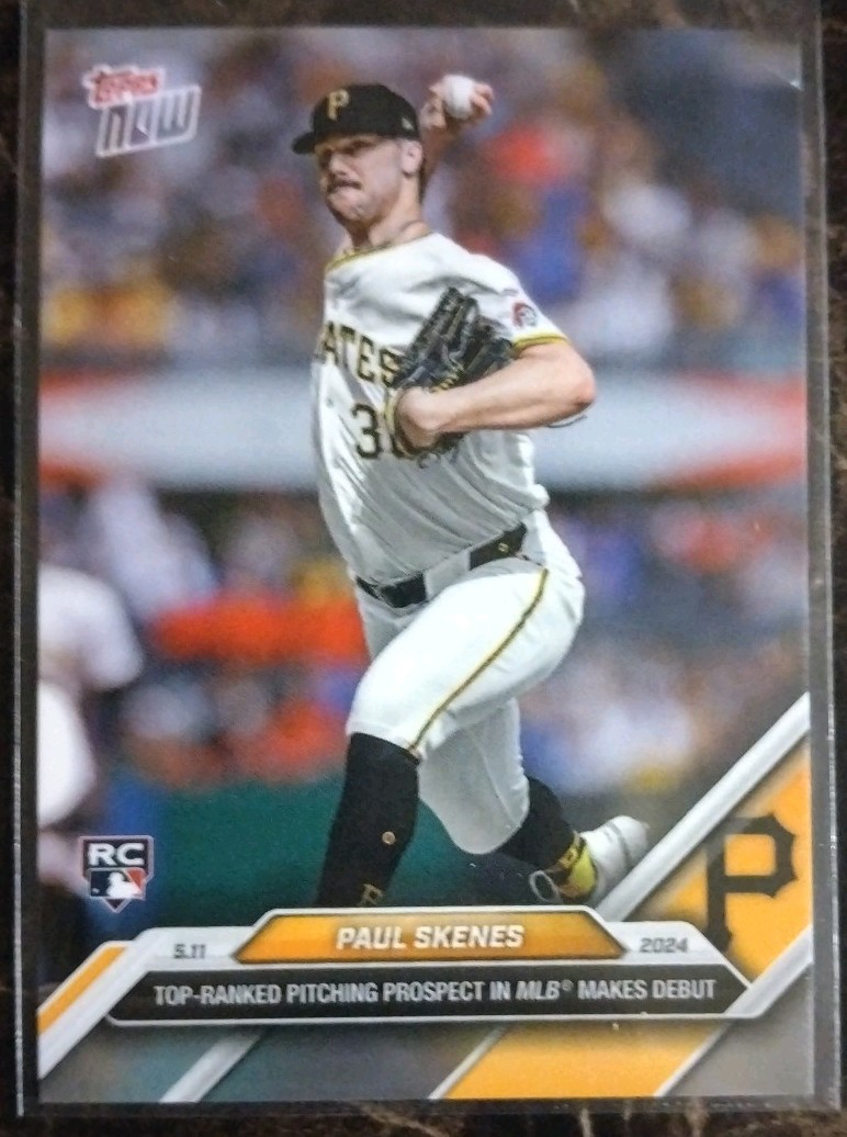 2024 Topps Now - Paul Skenes #179  (RC)