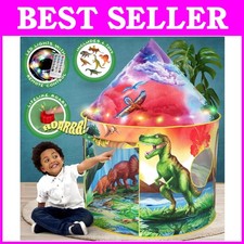 Magical Jurassic Dinosaur Tent with LED Lights  Roar Sounds