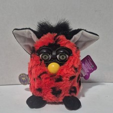 Furby Ladybug 1999 Vintage Red Black Tiger Electronics Tested With Tags