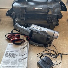 JVC GR-SXM330U Compact VHS-C Video Camcorder Video Transfer TESTED No Batteries