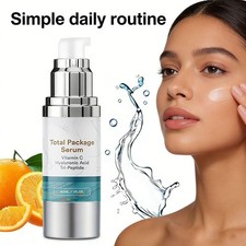 NEW Total Package Serum, All-In-One Vitamin C, Hyaluronic Acid, Peptides Serum
