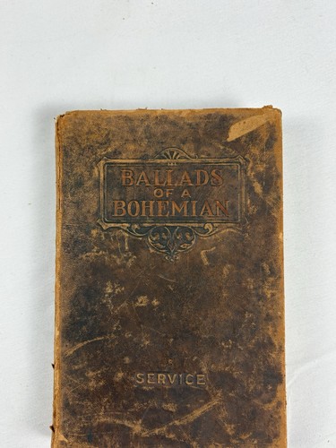 Balladen der Böhmen von Robert Service, 1921, ERSTE geprägte Vollleder - Bild 2 von 10