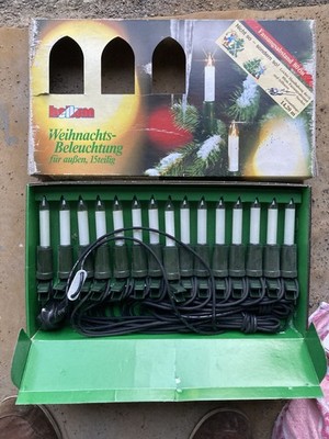 Hellum Weihnachtsbeleuchtung  AußenLichterkette Weihnachtskerzen  NEU RETRO