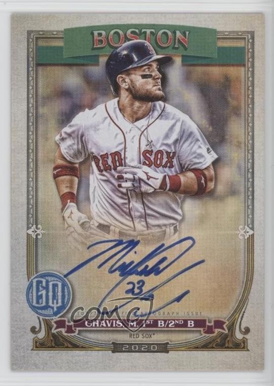 2020 Topps Gypsy Queen Gypsy Queen Michael Chavis #GQA-MCH Auto v3r