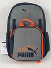 NWT PUMA Backpack + lunch box school tote black neon orange set Laptop bag $35