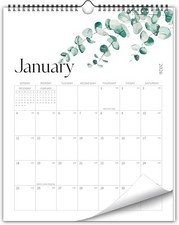Aesthetic 2026-2027 Wall Calendar - 18 Monthly Calendar from January 2026 to Jun