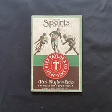 1929 -30 Sports Catalog Alex Taylor & Co Sporting Goods Football Boxing skiing