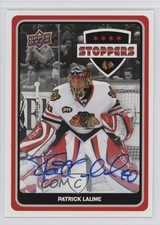 2025 Upper Deck Chicago Blackhawks Centennial Stoppers Patrick Lalime Auto 1s8d