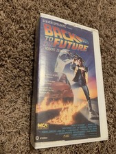 Back to The Future Rare 1984 VHS Sci-Fi Film Michael J. Fox Steven Spielberg