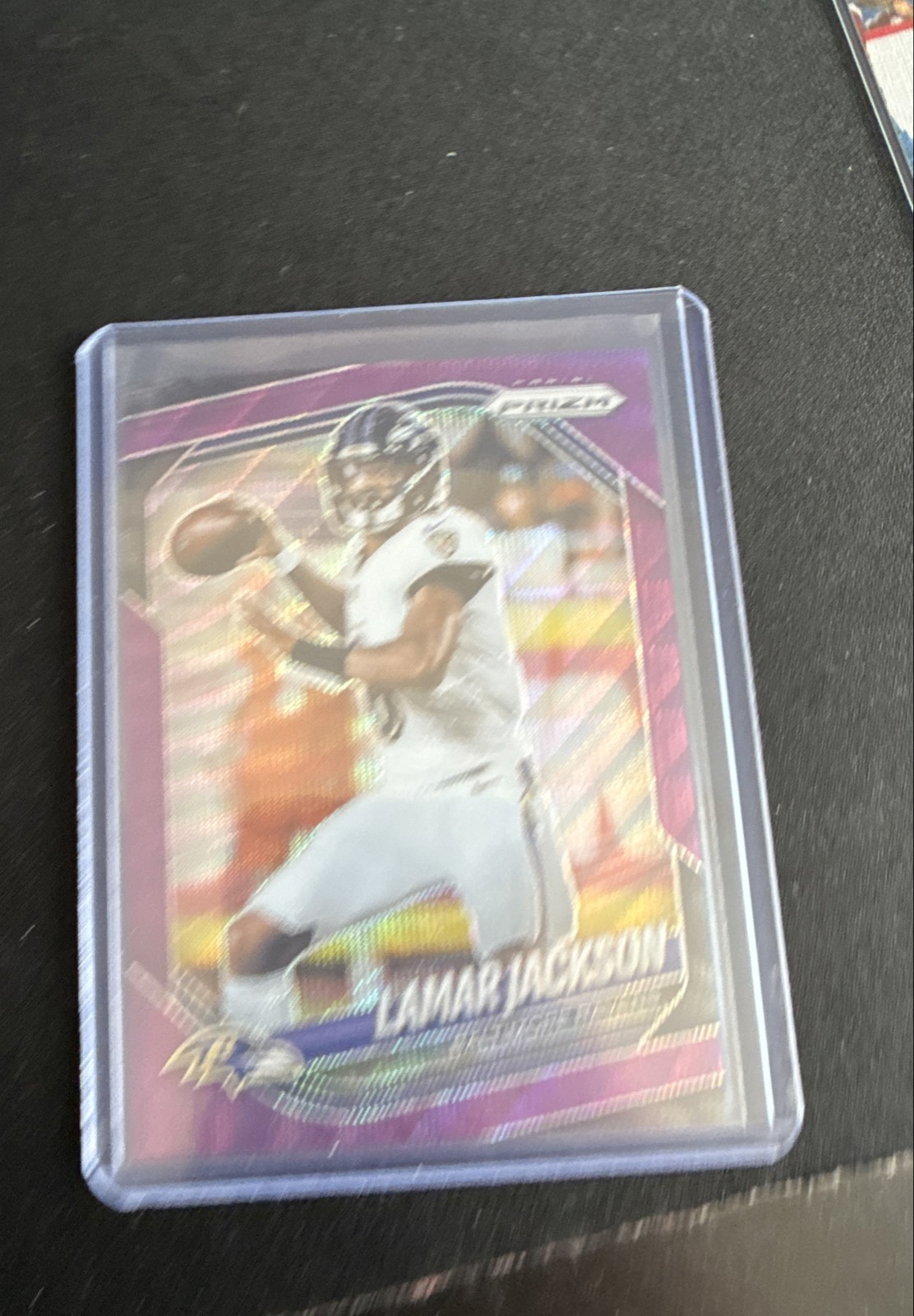 2024 Panini Prizm - Lamar Jackson #19 Purple Wave Prizm /99