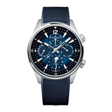 Jaeger-Lecoultre Polaris Watch 42MM Blue Index Hour Markers Dial Stainless Steel