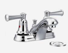 Moen CA41211 Capstone Bathroom Faucet Two Handle Center Set Chrome Finish