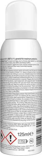 Jungle Formula Maximum Insect Repellent Spray For Mosquitoes Biting Insect 125ml - Picture 4 of 6