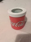 Vtg. The Fridge Coca-Cola Sm. Logo Koozie Can Holder Liquid Filled Coozie Lifoam