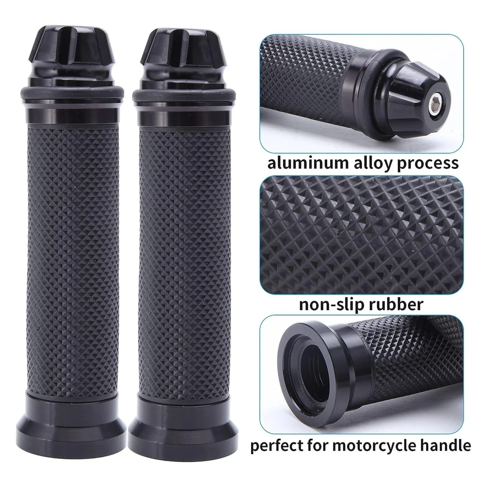 Motorrad Lenkergriffe Griffe 22 mm - 24 mm für Kawasaki Z400 Z900 Z650 Z500 Z125 - Bild 4 von 4