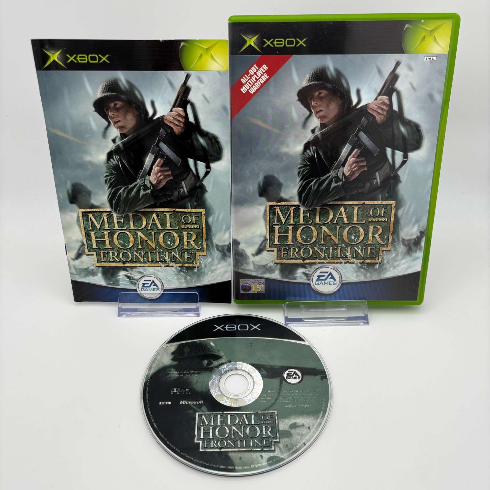 Medal of Honor: Frontline (PAL Xbox, 2002) *Near Mint* *Disc Perfect*