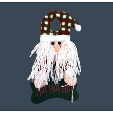 CHRISTMAS 12" SANTA DOOR SIGN DECORATION