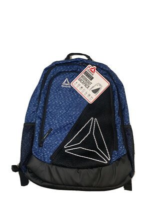 Reebok Workout Backpack Blue NEW WITH TAGS BOOKBAG LAPTOP BAG