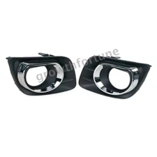 Pair Front bumper Fog Light Cover Trim Replacement For Pontiac Vibe 2009-2011