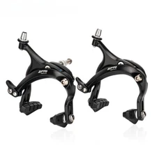 Road Bike Dual Pivot Calipers C Brakes Folding Front Rear Brakes Side Pull 