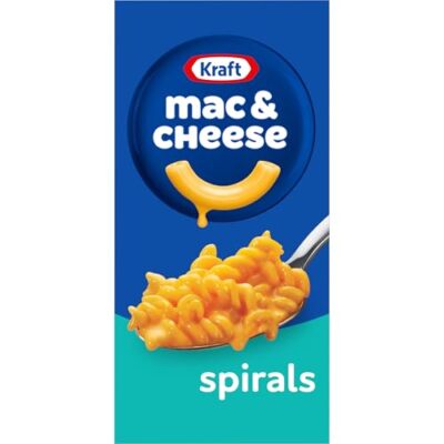Kraft Spirals Original Mac & Cheese Macaroni and Cheese Dinner 5.5 oz Box