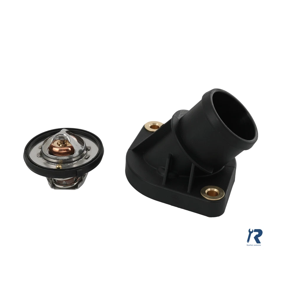 Conjunto de carcasa de termostato de refrigerante de motor para Ram 53020887AB Grand Cherokee Foto 2 de 4