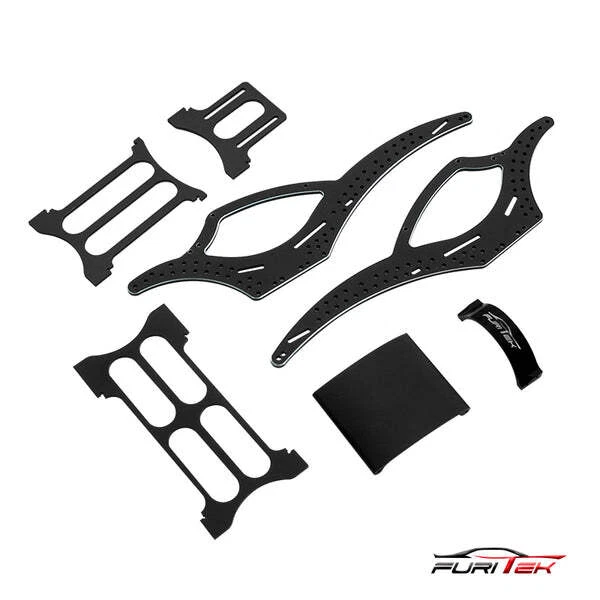 Furitek Scythe V2 Aluminum Frame Kit for SCX24 Crawlers - Black - Image 2 of 2