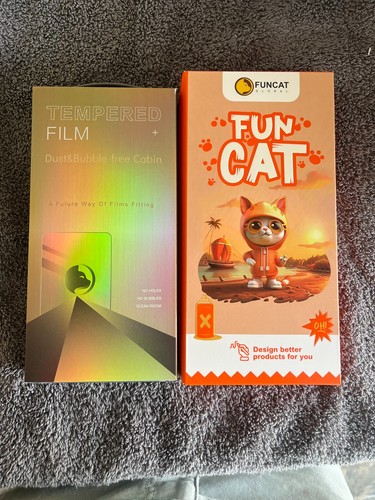 FunCat screen protecter/ Tempered Glass 2pack **BRAND NEW** | eBay