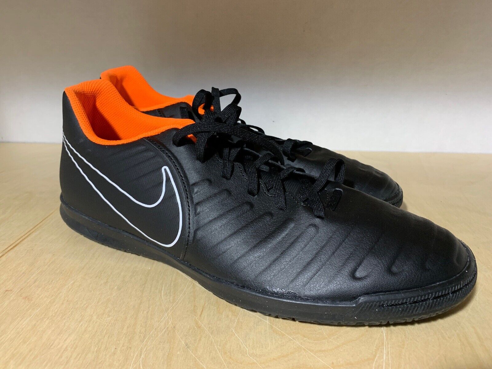 voorkant In vertrouwen Nike Tiempo X Legend VII Club IC Indoor Soccer (Black/Total Orange) Mens  size 12 91207997231 | eBay