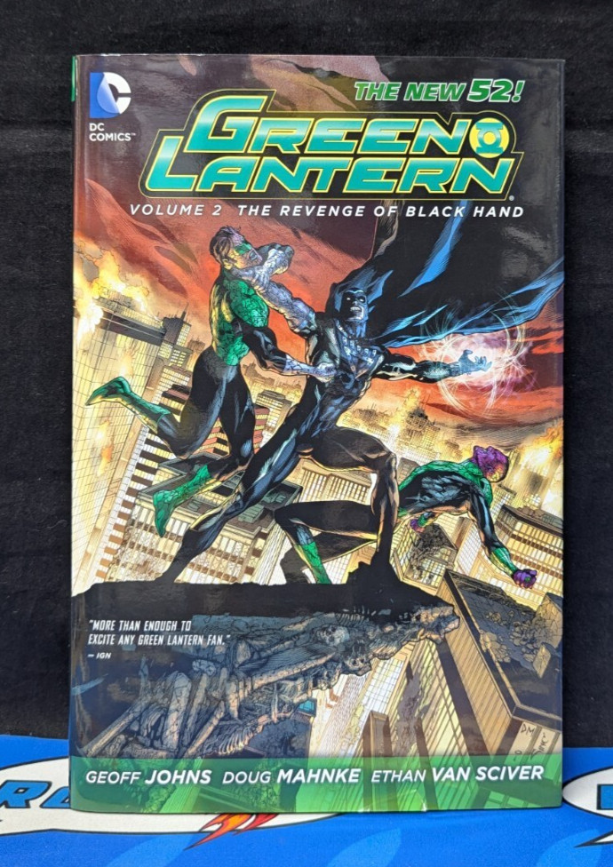 Green Lantern Vol. 2 Revenge Of The Black Hand - New 52 HARDCOVER Graphic Novel