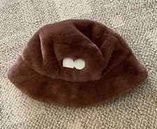 Nike Naomi Osaka Apex Bucket Hat Tennis Faux Fur FJ6302-259 Women's Size Large