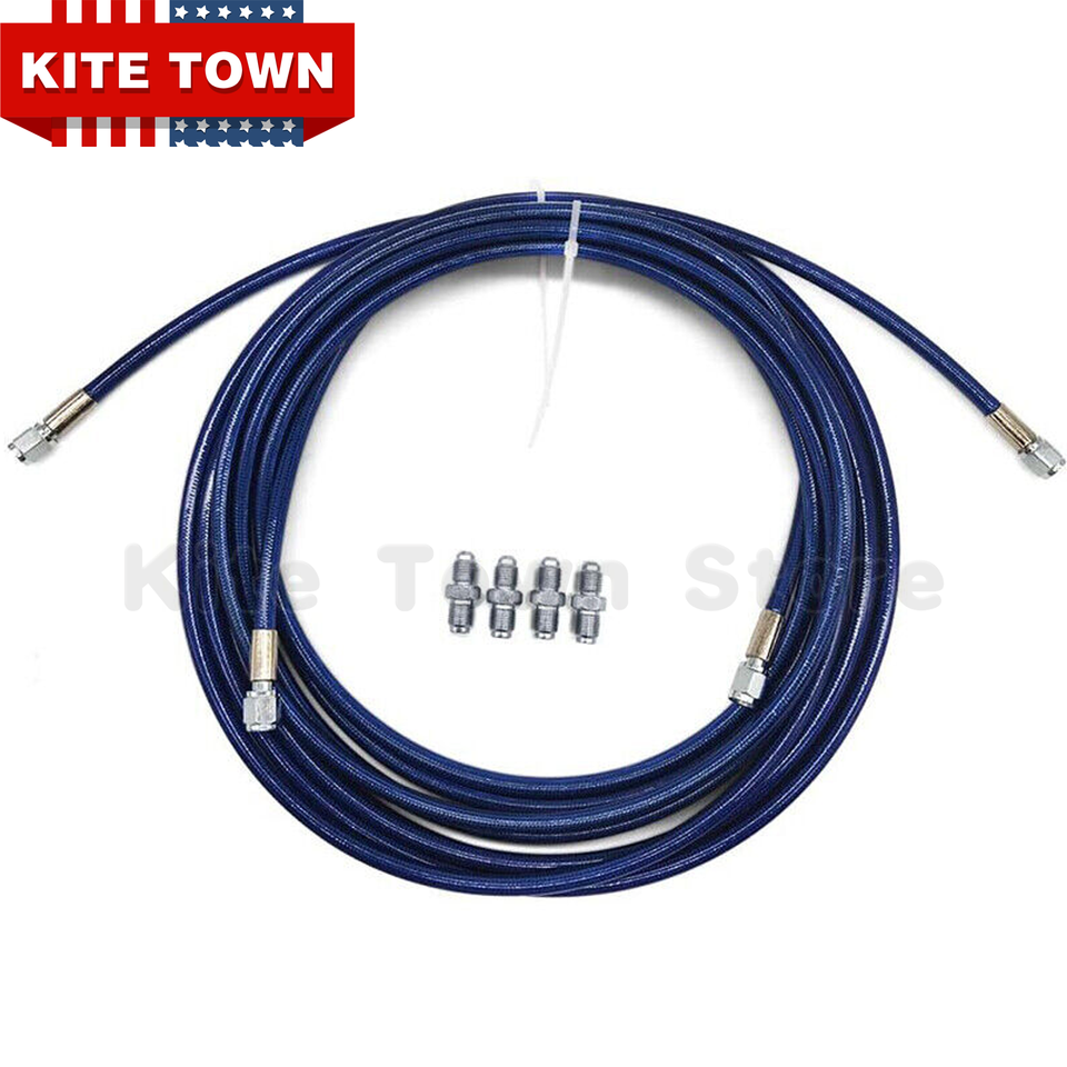 Stainless Rear Flexible Brake Lines Replacement Kit For 9600 Honda