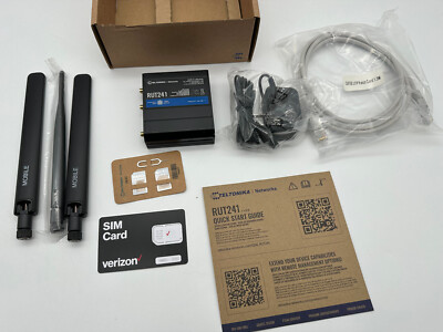 NEW! - Teltonika RUT241 LTE WiFi Sim Router - 4G LTE (CAT 4 ) Solar