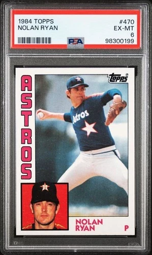 1984 Topps #470 Nolan Ryan Houston Astros PSA 6